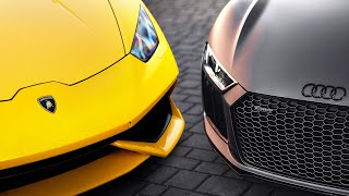 Lamborghini Huracan VS Audi R8  ¿Mismo Coche Diferente Precio [upl. by Shandeigh]