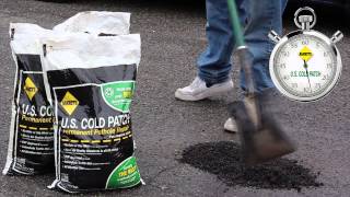 US Cold Patch 60 Second Pothole Repair [upl. by Nolos]