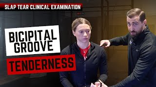 SLAP Tear Clinical Examination Bicipital Groove Tenderness Explained [upl. by Bronder]