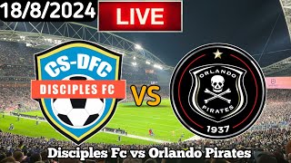 Disciples FC Vs Orlando Pirates Live Match Today [upl. by Enyedy507]