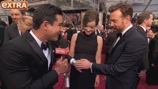 Oscars 2014 Did Olivia Wilde and Jason Sudeikis Just Reveal Their Babys Name [upl. by Arno212]