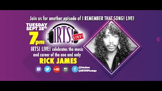 IRTS LIVE Celebrates Rick James [upl. by Cirle]