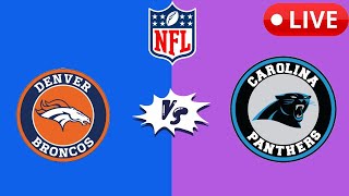 Denver Broncos vs Carolina Panthers  American National Football League Live SCORE 102824 [upl. by Amelie]