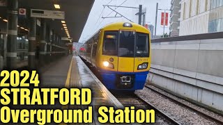 STRATFORD Overground Station 2024 [upl. by Ahsilek63]