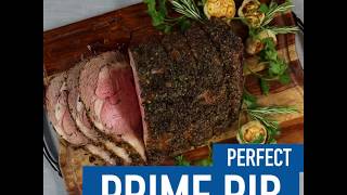 Perfect Prime Rib  Holiday Recipe  Safeway [upl. by Adnawyt479]