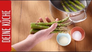 Spargel kochen – die besten Tipps  REWE Deine Küche [upl. by Finbar]