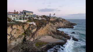 Rare Oceanfront Home in Laguna Beach California  Sothebys International Realty [upl. by Ultima90]