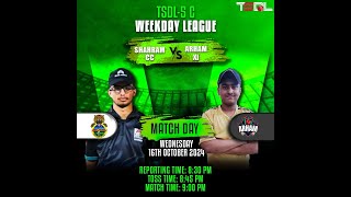 TSDL5 DIVC WEEKDAY LEAGUE Shahram CC Vs Arham XI 16th Oct 2024 [upl. by Adelaide]