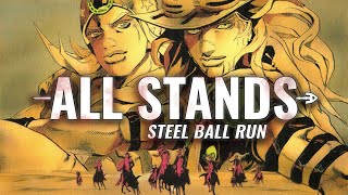 ALL STANDS IN STEEL BALL RUN [upl. by Randolph139]