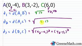 How to Determine if Three Points are Collinear Distance Formula [upl. by Atterys]