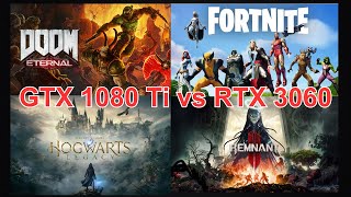 GTX 1080 Ti vs RTX 3060 in 7 Games [upl. by Lenee]