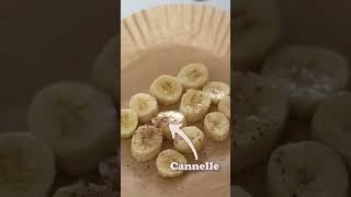 Recette EXPRESS  bananes grillées à lairfryer  🍌 [upl. by Ellehcirt]