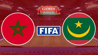 Morocco vs Mauritania  Friendly Match 2024  eFootball PES Gameplay PC HD [upl. by Hillary]