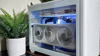 Nr200p v2 all white build 4070 13600k 1440p build [upl. by Beauregard735]