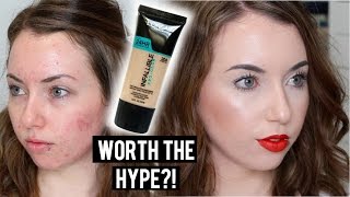 NEW LOREAL INFALLIBLE PRO GLOW Foundation First Impression Review amp Demo Pale Acne Prone Skin [upl. by Conal]