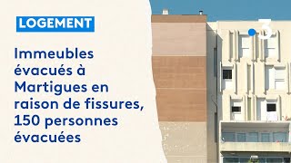 Martigues  évacuation de deux immeubles en raison dun risque deffondrement [upl. by Endys886]