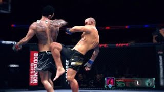 Dimytrius22ChamaMax Holloway vs VolkanovskiEA SPORTS™ UFC® 4 [upl. by Xenophon]