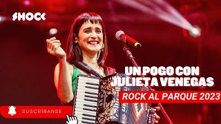 Rock al parque 2023 ¿Cómo sería un pogo con Julieta Venegas  Shock [upl. by Gilba]