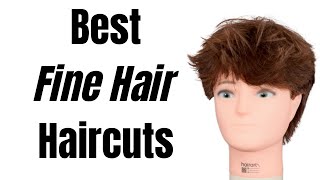 The BEST Haircuts for Fine Hair  TheSalonGuy [upl. by Aicilav]