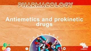 Revision of L2 Antiemetics and prokinetic drugs Pharmacology [upl. by Anillehs715]