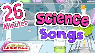 26 MINUTES of SCIENCE SONGS  Jack Hartmann [upl. by Yonah321]