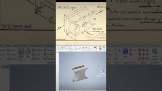 Day 2 of completing a drawing textbook cad engineering solidworks autodesk drawing dailyvlog [upl. by Aindrea]