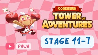 COOKIERUN  TOWER OF ADVENTURES Stage 117 Treasure amp Jelly Bear Locations  PAWA [upl. by Lierbag]