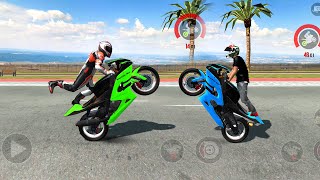 Extreme Motorbikes Impossible Stunts Motorcycle 4  Xtreme Motocross Best Racing Android Gameplay [upl. by Sorilda]