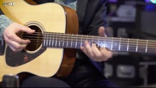 Introducing The New Yamaha FG Series Acoustic Guitars [upl. by Shutz]