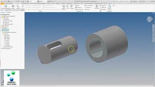 Inventor 2022  Passfeder  Keilverbindung Generator [upl. by Lladnarc]