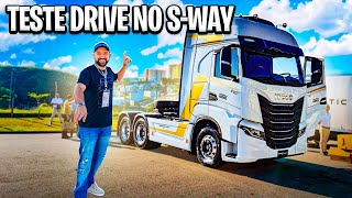 fiz o teste drive no novo Iveco Sway 😍😍💙💙💙 fenatram 2022 [upl. by Nnaycart]