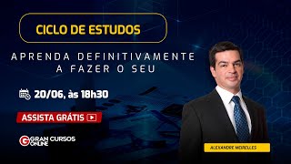 Ciclo de estudos – Aprenda definitivamente a fazer o seu com Alexandre Meirelles [upl. by Krischer10]