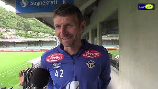 Sogndal trenar Tore Andre Flo om Lyn og Kongsvinger [upl. by Avron]