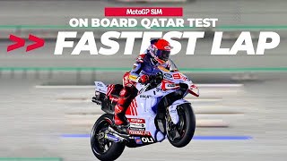 On Board Fastest Lap Qatar Test 2024  Update MotoGP News Today [upl. by Oninotna]