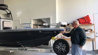 Latest Launch  Jet Black Islamorada Boatworks Morada 24 [upl. by Rapsac]