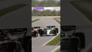 DÉPASSEMENT AU DERNIER VIRAGE f1game formula1shorts [upl. by Staal]