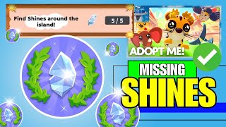 MISSING SHINES LOCATIONS  ADOPT ME  ROBLOX [upl. by Ykcub443]