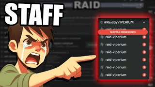 Discord Server Raid quot STAFF CORRUPTquot  Bot Raid Server  Discord Token Generator Bot [upl. by Airpal]