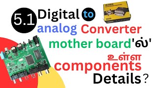 COMPONENTS DETAILS WORKING PRINCIPLES OF AUDIO DIGITAL DECODER DIGITAL TO ANALOGUE AUDIO [upl. by Muffin57]