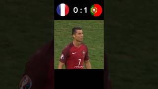 Final Penalty shoutout  France vs Portugal uero 2016 youtube shorts football [upl. by Reema]