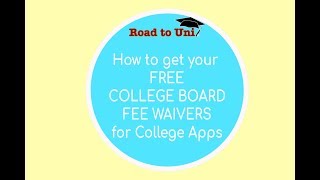 How to get your College Board Fee Waivers for College Apps [upl. by Azrim918]