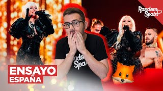 Primer Ensayo España Nebulossa  Zorra  Eurovision 2024 [upl. by Aicire]