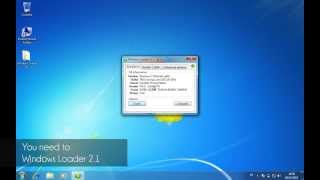 Activate Windows 7 without activation key  Windows Loader 21 [upl. by Neroc]