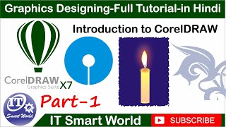 Introduction to CorelDRAW Full tutorial basic to advance Part 1 in Hindi [upl. by Terchie]