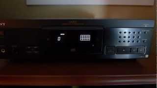 Sony CDPXA7es Top of the Line CD player overview [upl. by Akcemat]