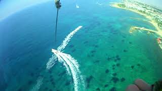 Aug 2017  Cyprus Parasailing [upl. by Enirual]