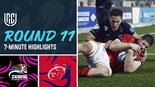 Zebre Parma v Munster  Match Highlights  Round 11  United Rugby Championship [upl. by Hughie]