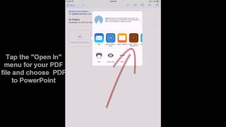 Convert PDF to PowerPoint on your iPad or iPhone for Free [upl. by Carmelo]