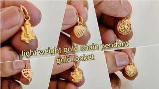 latest Gold locket pendant designs with pricegold om pendant designgold heart shape pendant design [upl. by Metts]