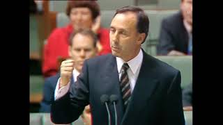 Paul Keating vs The Liberal Party quotThe truth is that you let Australia rotquot [upl. by Musette]